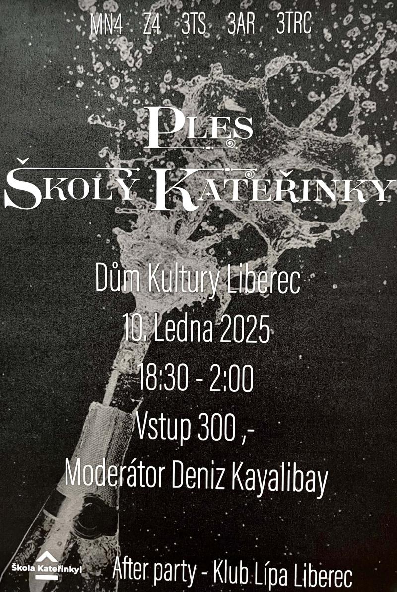 Ples Školy Kateřinky 10.1.2025