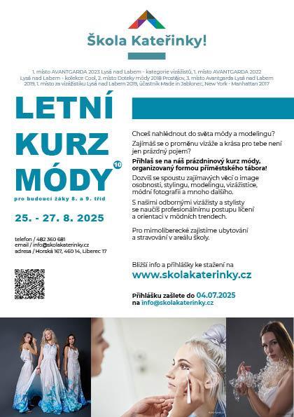 Letní kurz módy 2025 - fashion design