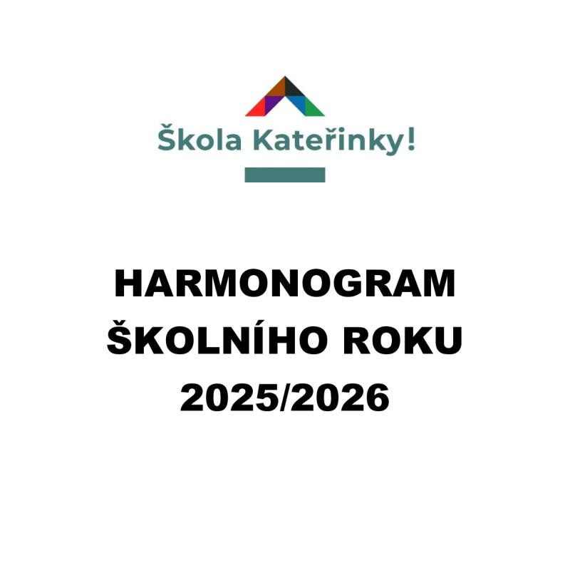 Harmonogram školního roku 2025/2026