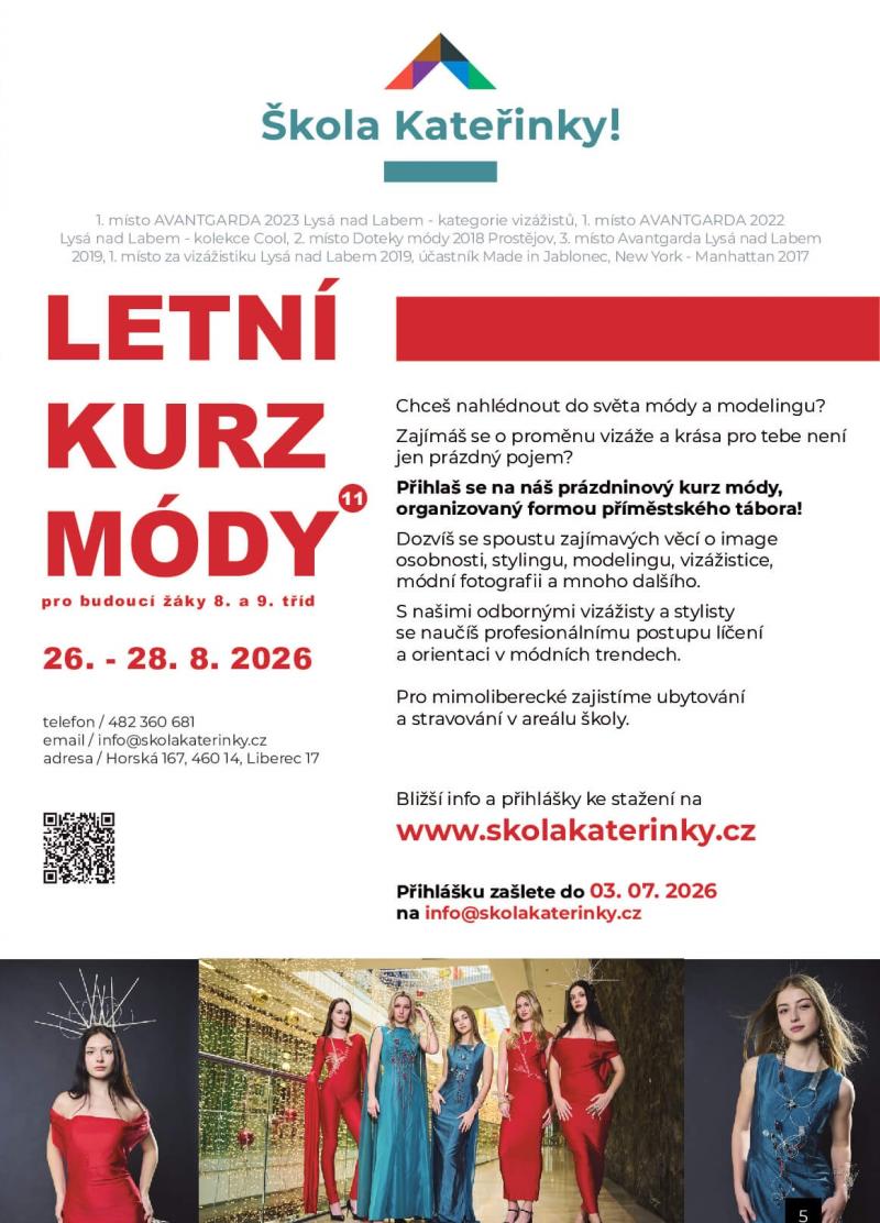 Letní kurz módy 2026