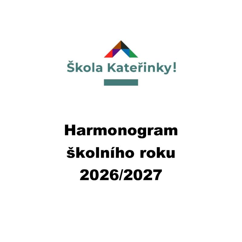Harmonogram školního roku 2026/2027