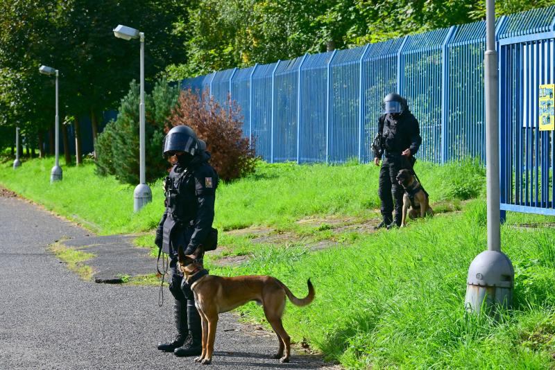 Cvičení s libereckou krajskou pořádkovou jednotkou
